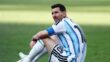 ليونيل ميسي يبدو حزينًا بعد خسارة الأرجنتين في نهائي كأس العالم 2026
