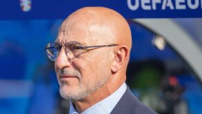 لاعبو منتخب إسبانيا يحتفلون بالتأهل لنهائي كأس العالم