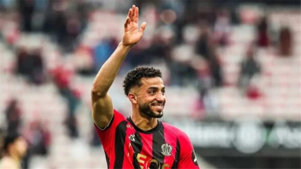 محمد عبد المنعم لاعب نيس الفرنسي