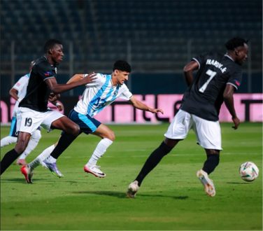 لاعب بيراميدز أحمد عاطف قطة