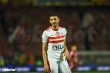 لاعب كرة القدم المصري أحمد فتوح يرتدي قميص الزمالك