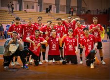 لاعبو منتخب مصر وتونس لكرة اليد في نهائي كأس أمم إفريقيا للناشئين