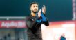لاعب كرة القدم المصري محمد عبد المنعم يرتدي قميص نادي نيس الفرنسي
