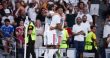 صورة تجمع لاعبي ريال مدريد ورايو فاليكانو خلال مباراة في الدوري الإسباني