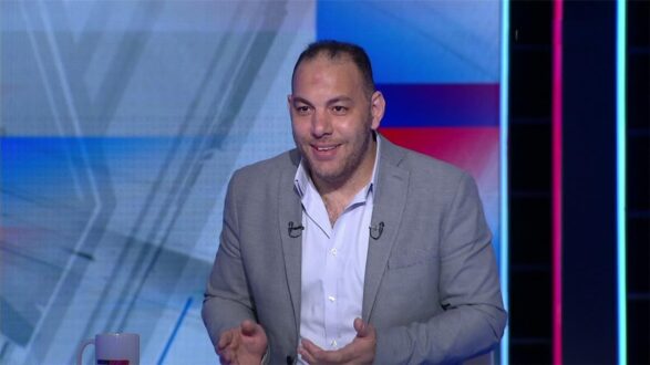 صورة شعار المجلس الأعلى لتنظيم الإعلام بجانب شعار قناة الأهلي
